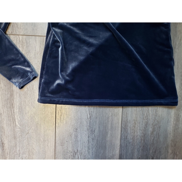 J. Crew Factory Velvet Wrap Top - Picture 2 of 8